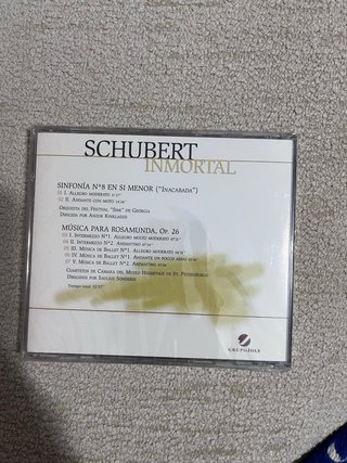 CD Clásicos Inmortales Schubert
