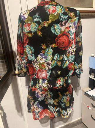 Blusa tipo vestido floral Talla M/L