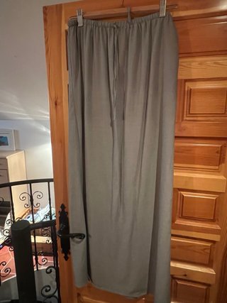 Falda larga gris talla única