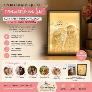 Luminaria Personalizada con Foto