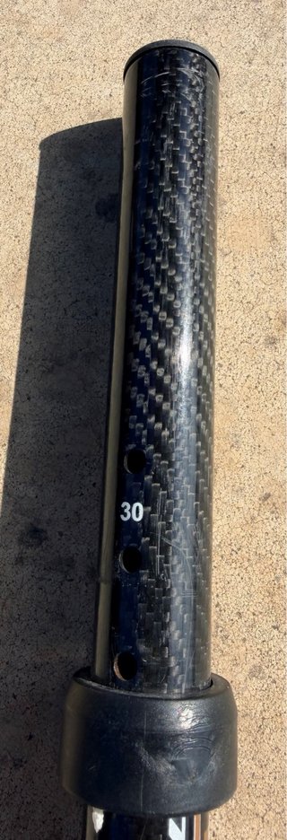 Prolongador RDM Gun Sails Carbono 30cm