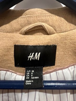Americana H&M Marrón Mujer