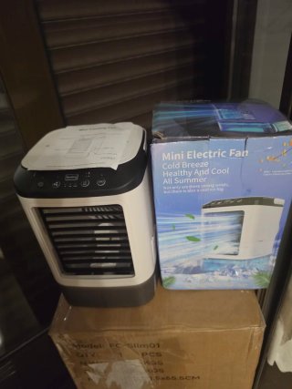 Mini enfriador aire portátil LED