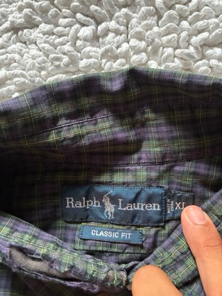 Camicia Polo Ralph Lauren a quadri XL