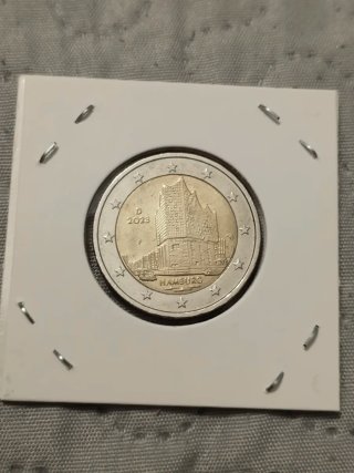 Moneda 2€ Hamburg 2023 D