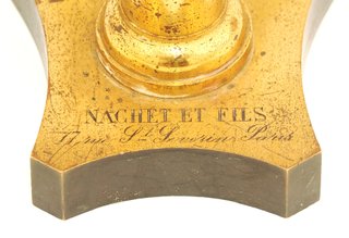 Microscopio antiguo francés Nachet (c.1875)