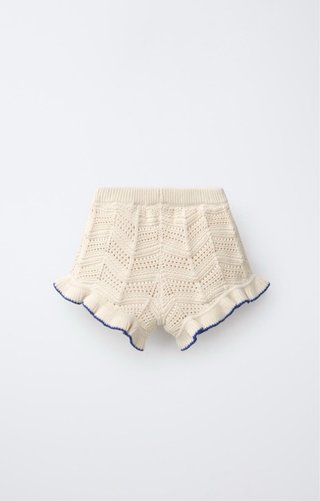 Conjunto Zara Niña Punto Bordado con etiqueta