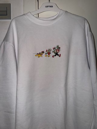 Sudadera Disney Navidad Blanca holgada S pero M