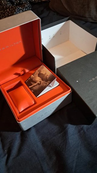 Estuche Hamilton Negro y Naranja