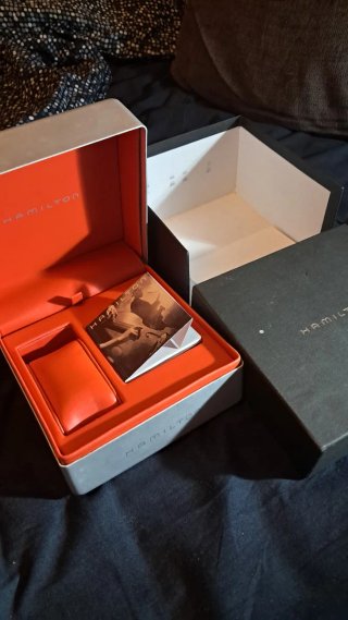 Estuche Hamilton Negro y Naranja