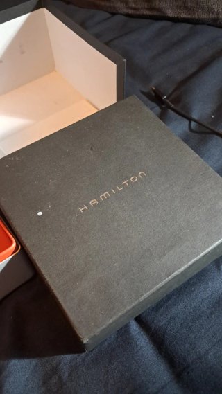 Estuche Hamilton Negro y Naranja