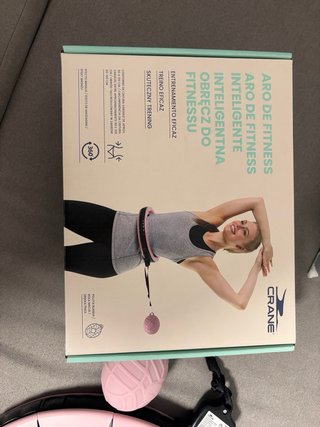 Aro Fitness Inteligente Crane Rosa