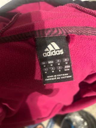 Chaqueta Adidas Negra y Rosa Talla M