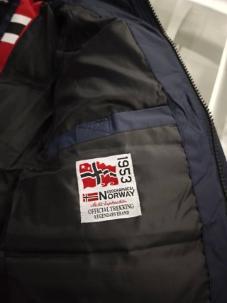 Chaqueta Geographical Norway Azul Talla M