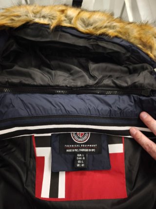 Chaqueta Geographical Norway Azul Talla M