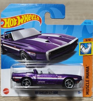 Hot Wheels '69 Shelby GT-500 Morado