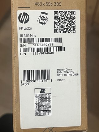 Portátil HP 15-fc0154ns Ryzen 5-7530U