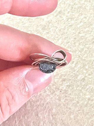 Colgante Plata 925 con Purpurina