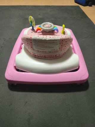 Correpasillos infantil rosa