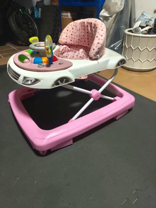 Correpasillos infantil rosa