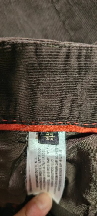 Pantalón pana Massimo Dutti marrón
