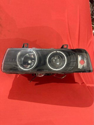 Faros BMW E36 Angel Eyes Negro