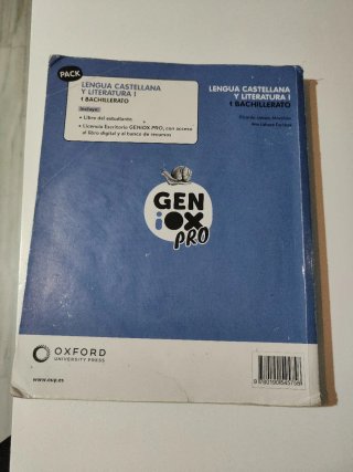 Lengua castellana y literatura I. Libro del est...