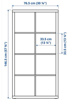 Estantería blanca modular