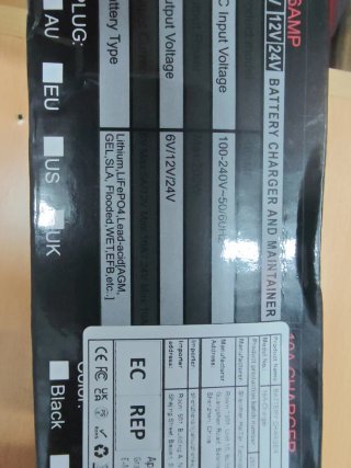 Cargador Baterías Coche 16A 6V/12V/24V