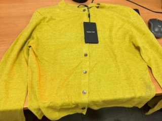 Massimo Dutti Cárdigan Amarillo