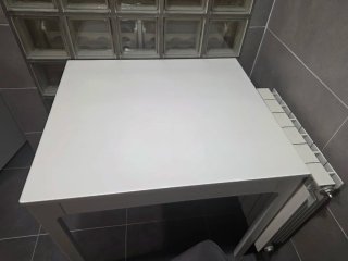 Mesa de comedor/cocina Ikea blanca extensible