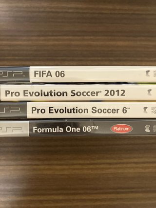Juegos PSP: FIFA 06, PES 2012, PES 6, F1 06