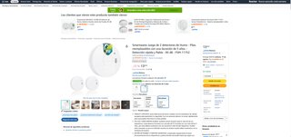 Detectores de Humo Smartwares FSM-117 (2uds)