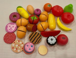 Set Comida Infantil Madera