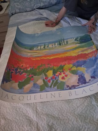 Litografía de cuadro Jacqueline Black