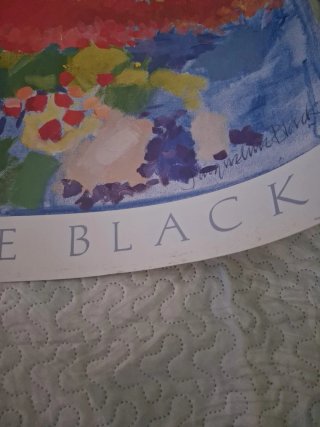 Litografía de cuadro Jacqueline Black