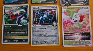 Lote 9 cartas Pokémon V, VMAX, V-ASTRO