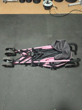 Silla de paseo rosa