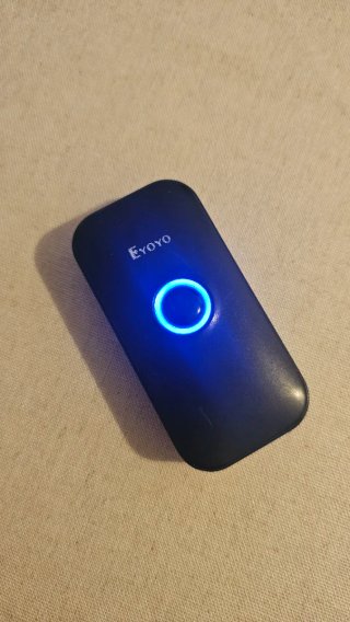 Eyoyo Escáner Códigos de Barras Azul