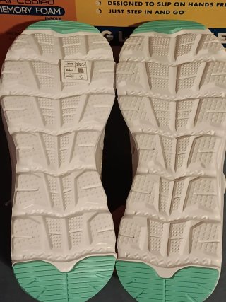 Zapatillas Skechers Slip-ins Beige/Teal Nuevas