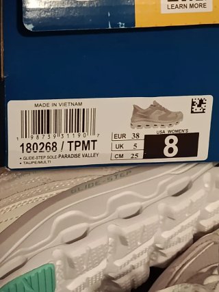 Zapatillas Skechers Slip-ins Beige/Teal Nuevas