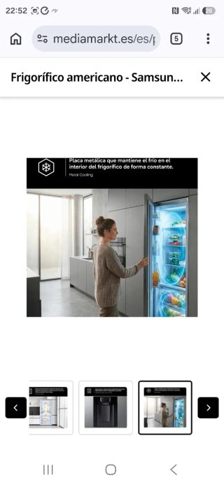 Frigorífico Americano Samsung Bespoke AI
