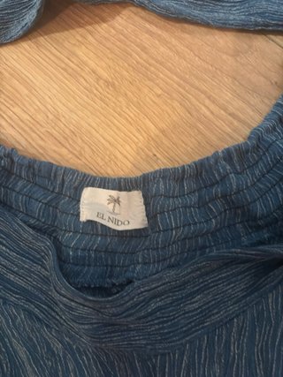 Conjunto Top y Shorts Azul El palmar