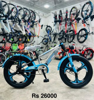 Bicicleta Imperial Negra y Azul