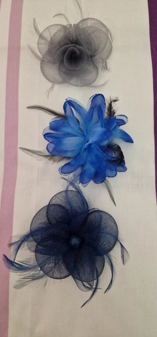 Tocado flor adornos pelo ropa