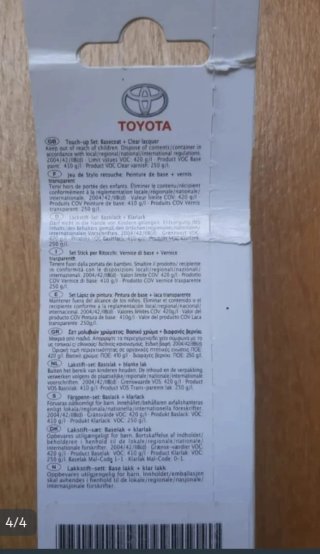 Kit Pintura Toyota Rojo MICA 3T3 Basecoat + Laca