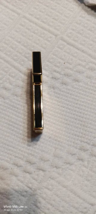 Mechero antiguo Silver Match dorado