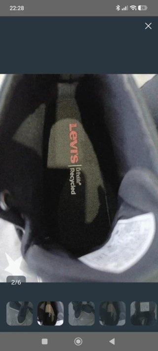 Zapatillas Levis LS1High Negras Talla 39 SoloEnvio