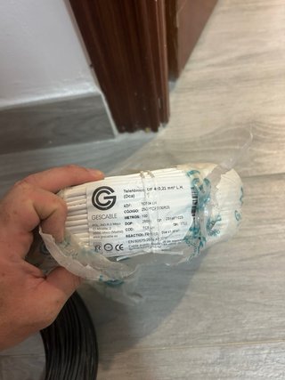 Cable Gescable TCF-4 LSZH 4x0.2 Blanco