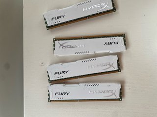 4x HyperX Fury DDR3 32GB RAM